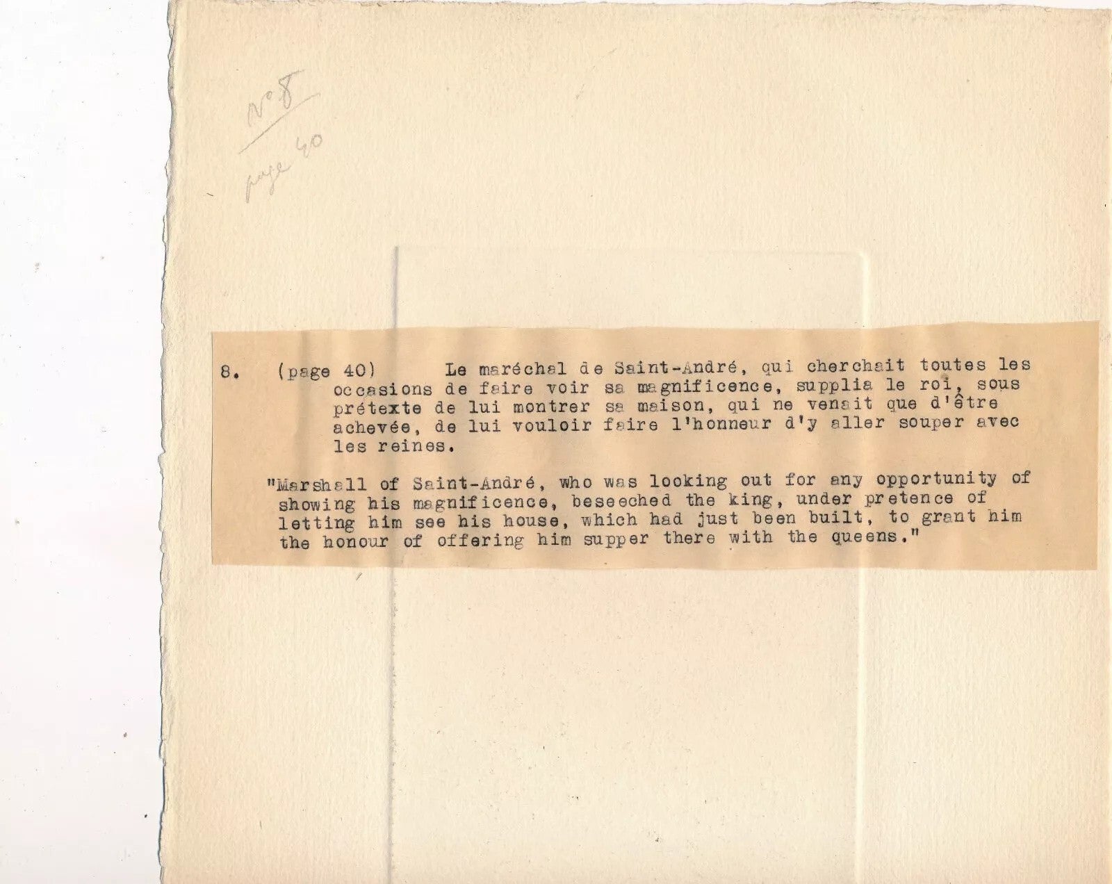 Hermine David 8 gravures non signées Princesse de Clèves version anglaise