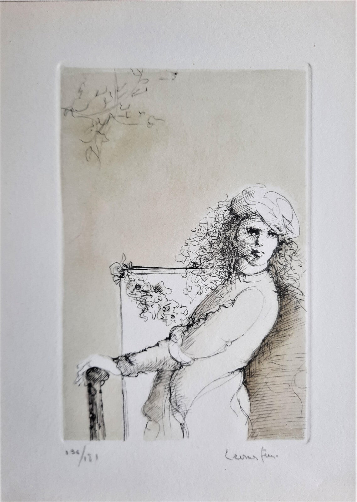 Leonor FINI 2 gravures orignales signées numérotées homme femme