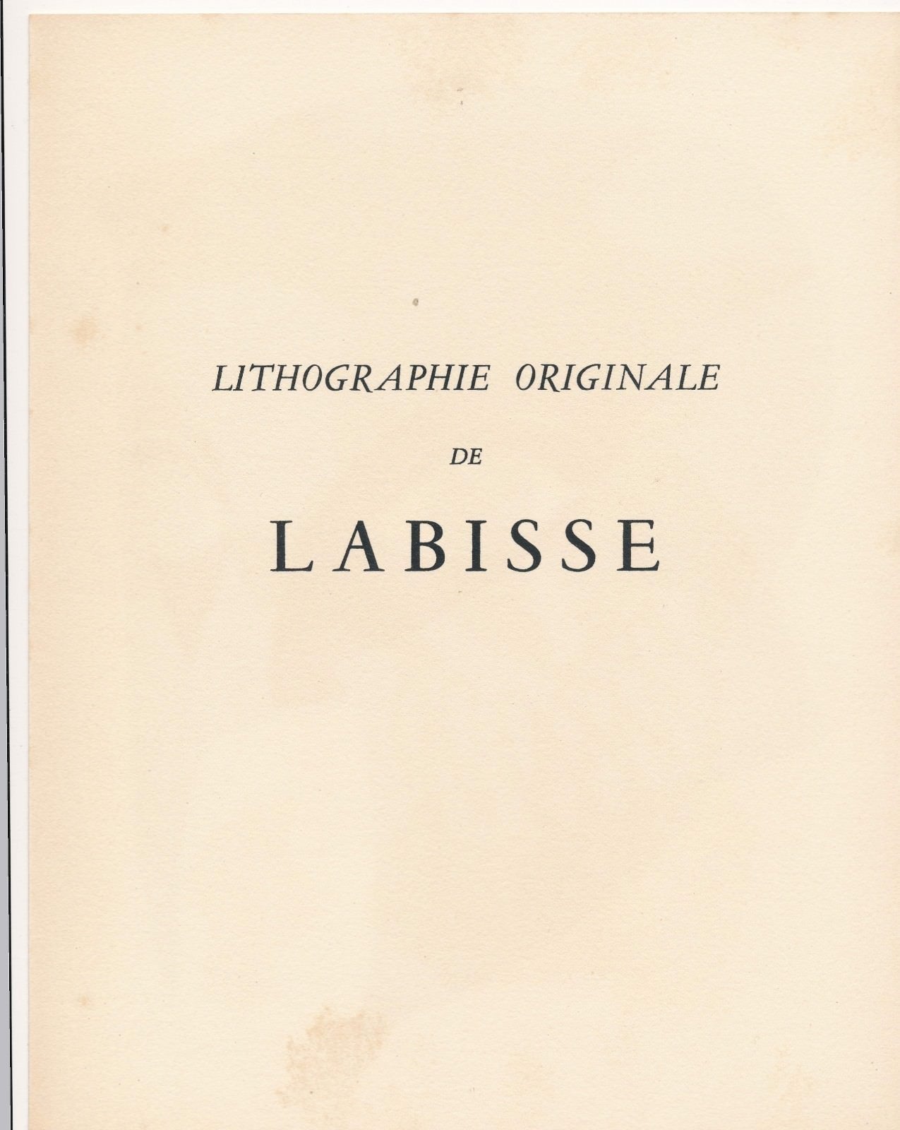 portfolio Coutaud Gishia Labisse Pignon 4 lithographies originales 1956 Théâtre