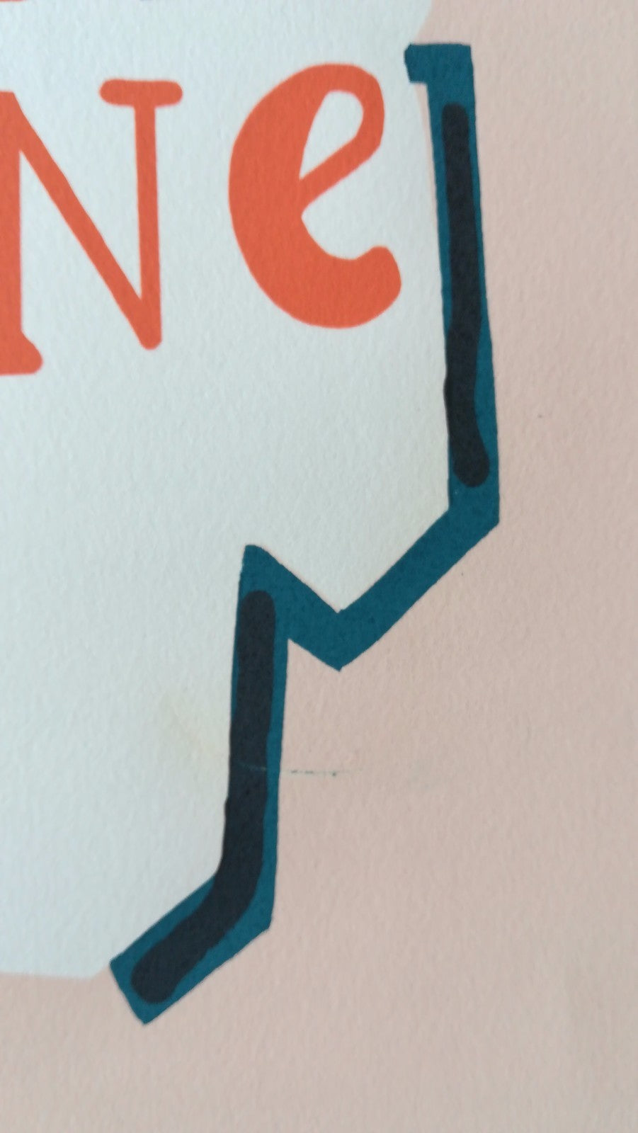 lithographie Jean-Michel Alberola numérotée signée Icône des populations 2006