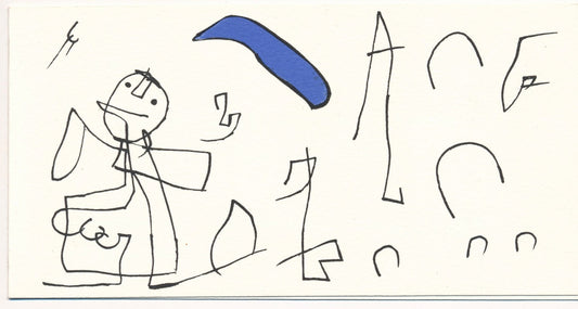 Joan Miró Lithographie originale Fondation Maeght 1986