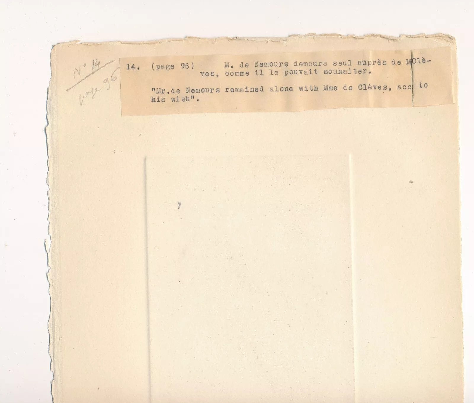 Hermine David 8 gravures non signées Princesse de Clèves version anglaise