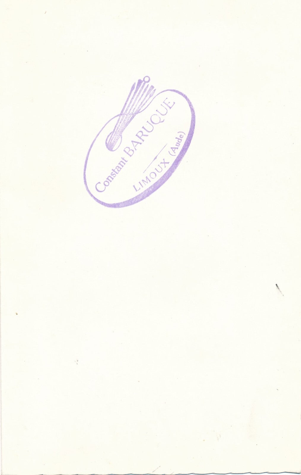 Constant BARUQUE 2 envois autographes avec dessins signés Espagne Limoux