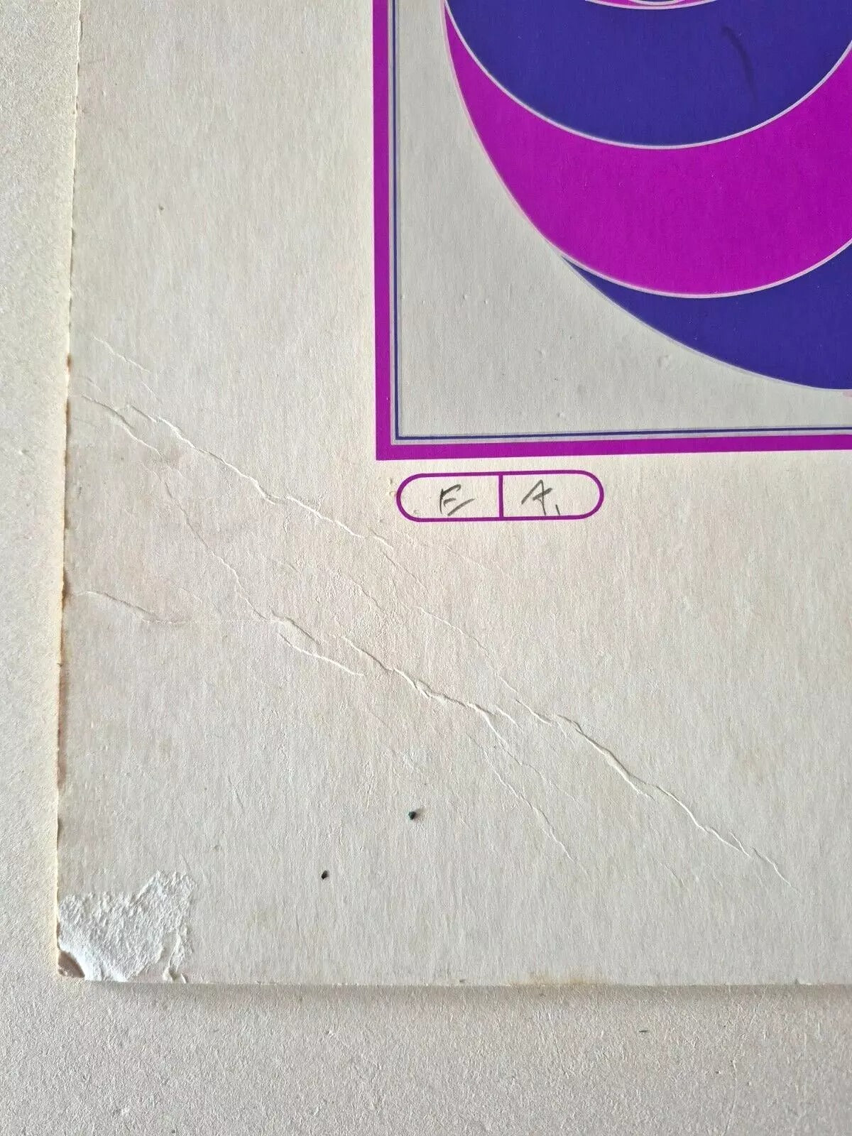 ADO Japon sérigraphie signée datée estampe sérigraphe