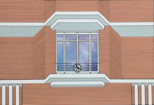 Alberto Bali sérigraphie 1981 signée numérotée série Périphérie