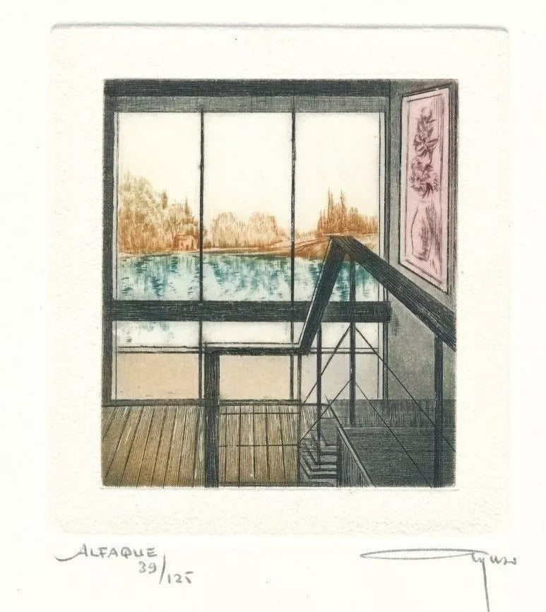 espagnol Alfaque numérotée signée