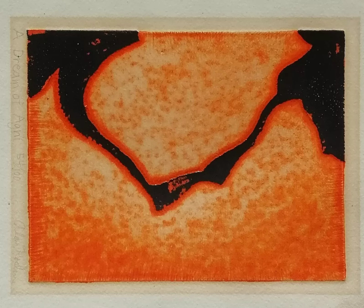  gravure américain estampe numérotée signée Dream eau forte