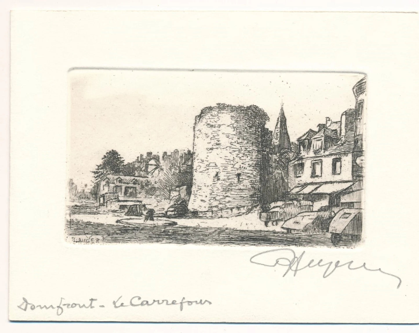 Raymond Léon Auger 10 gravures originales signées 10 envois autographes