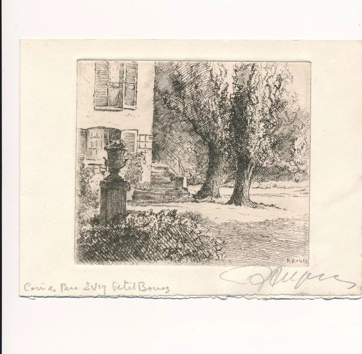 Raymond Léon Auger 10 gravures originales signées 10 envois autographes