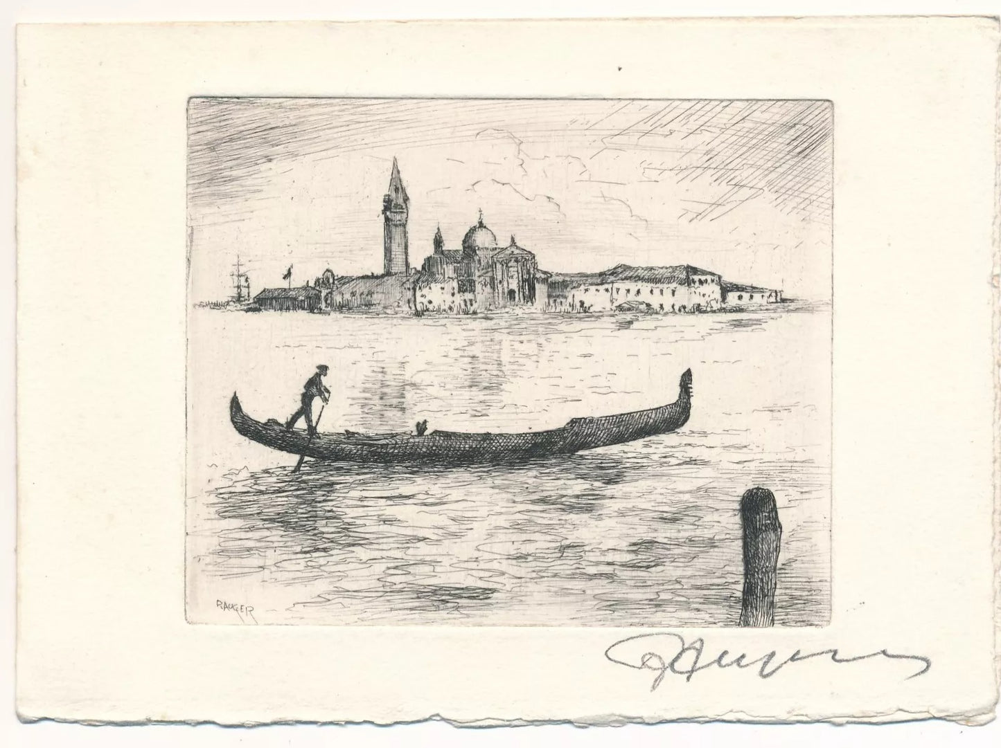 Raymond Léon Auger 10 gravures originales signées 10 envois autographes