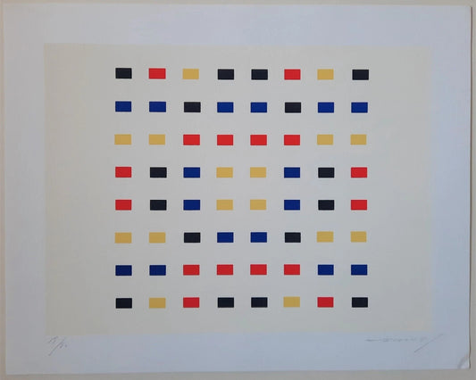 Aurélie NEMOURS sérigraphie signée numérotée 1982