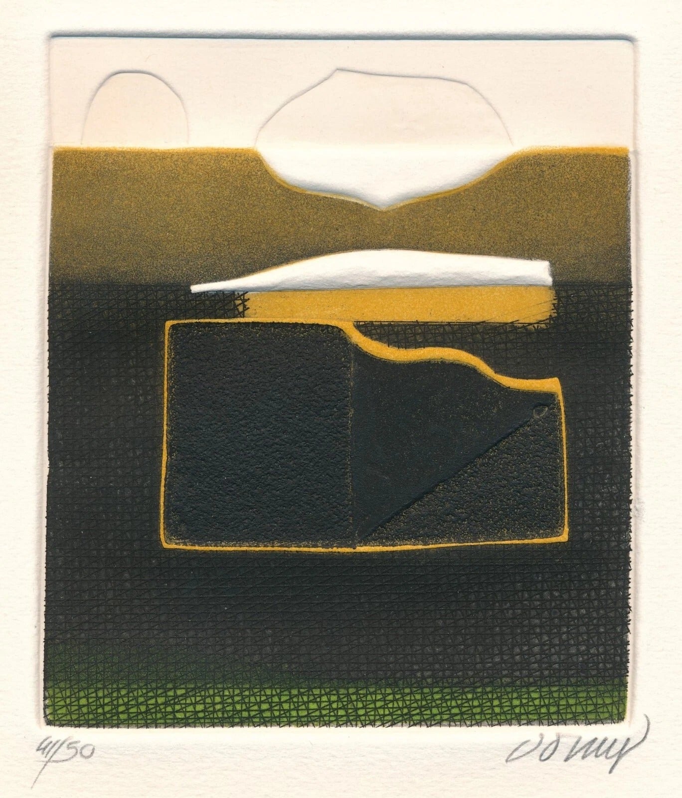 Bertrand DORNY gravure originale signée estampe