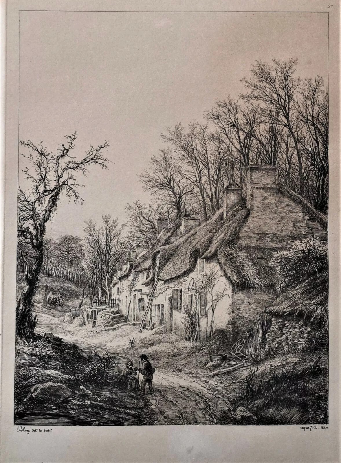 Eugène Bléry 2 gravures