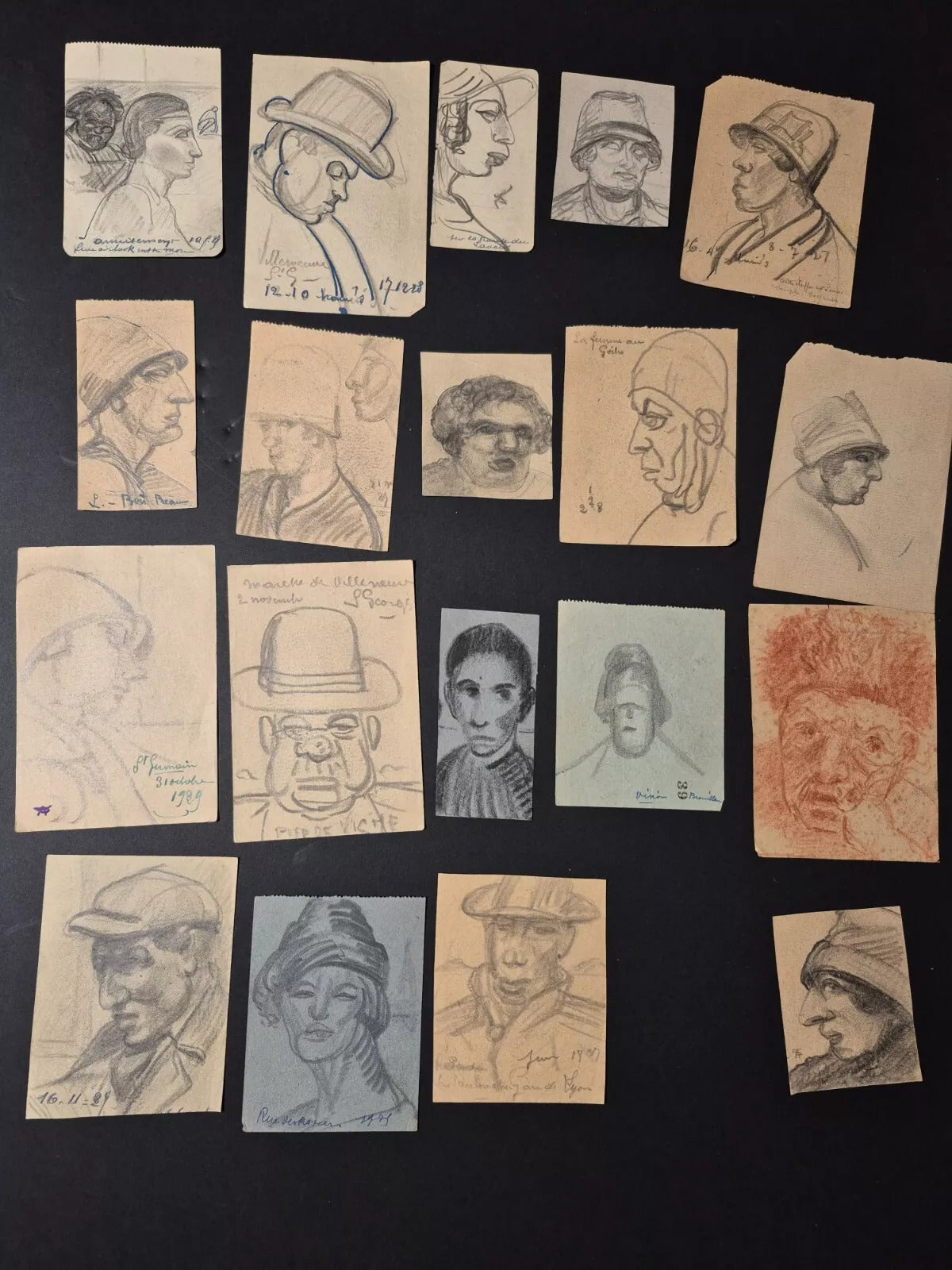 70 portraits croquis caricatures