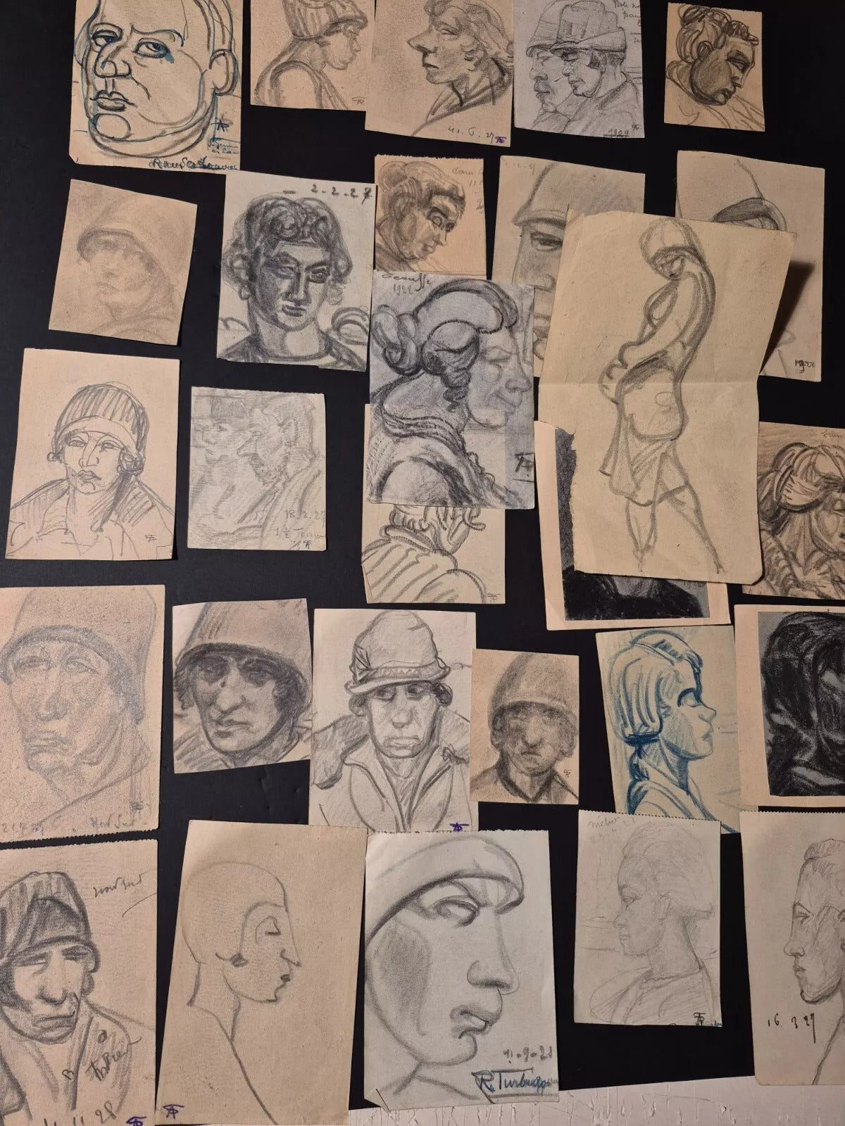 70 portraits croquis caricatures
