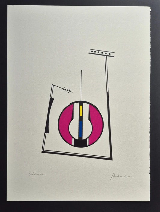 Carmelo ARDEN QUIN sérigraphie signée numérotée groupe MADI uruguay