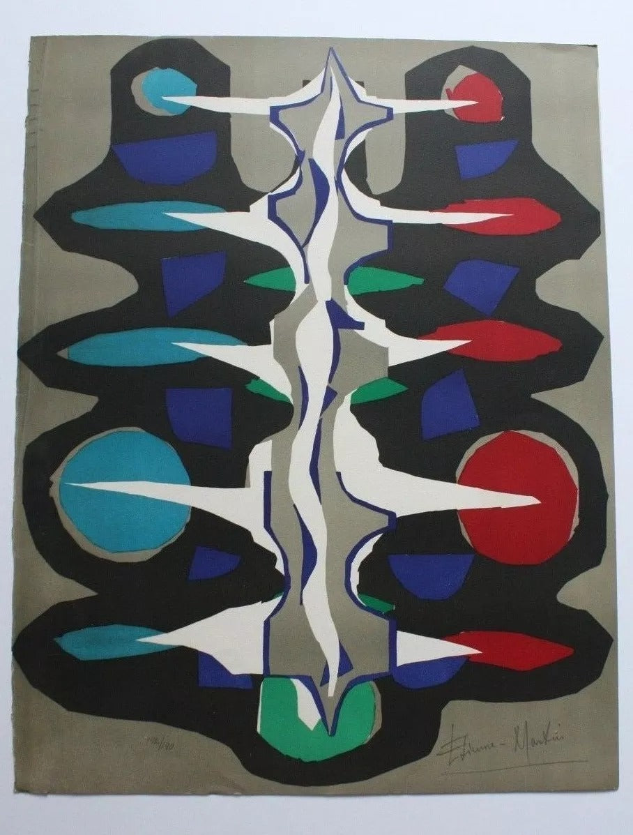 Etienne Martin lithographie originale signée