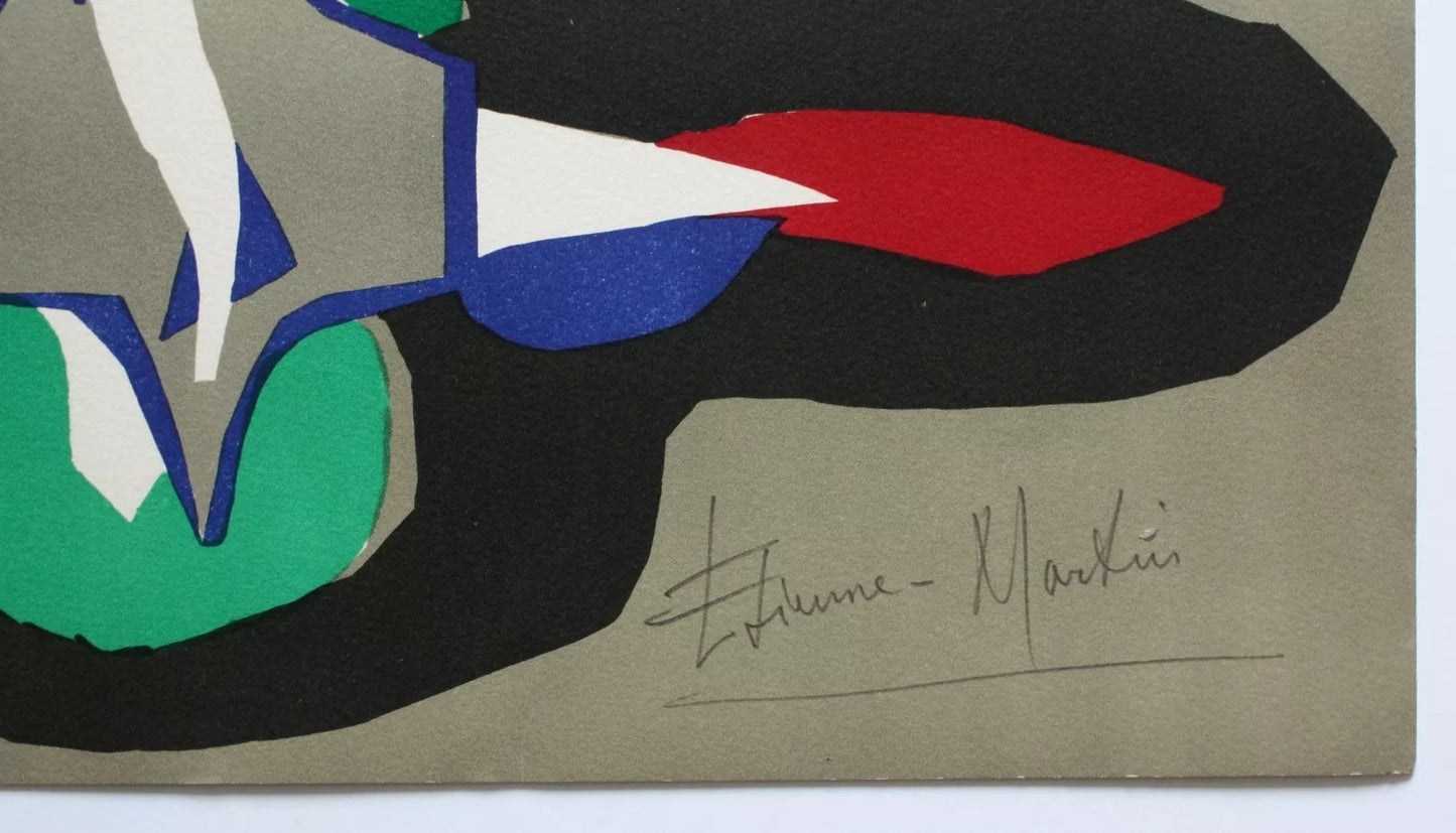 Etienne Martin lithographie originale signée