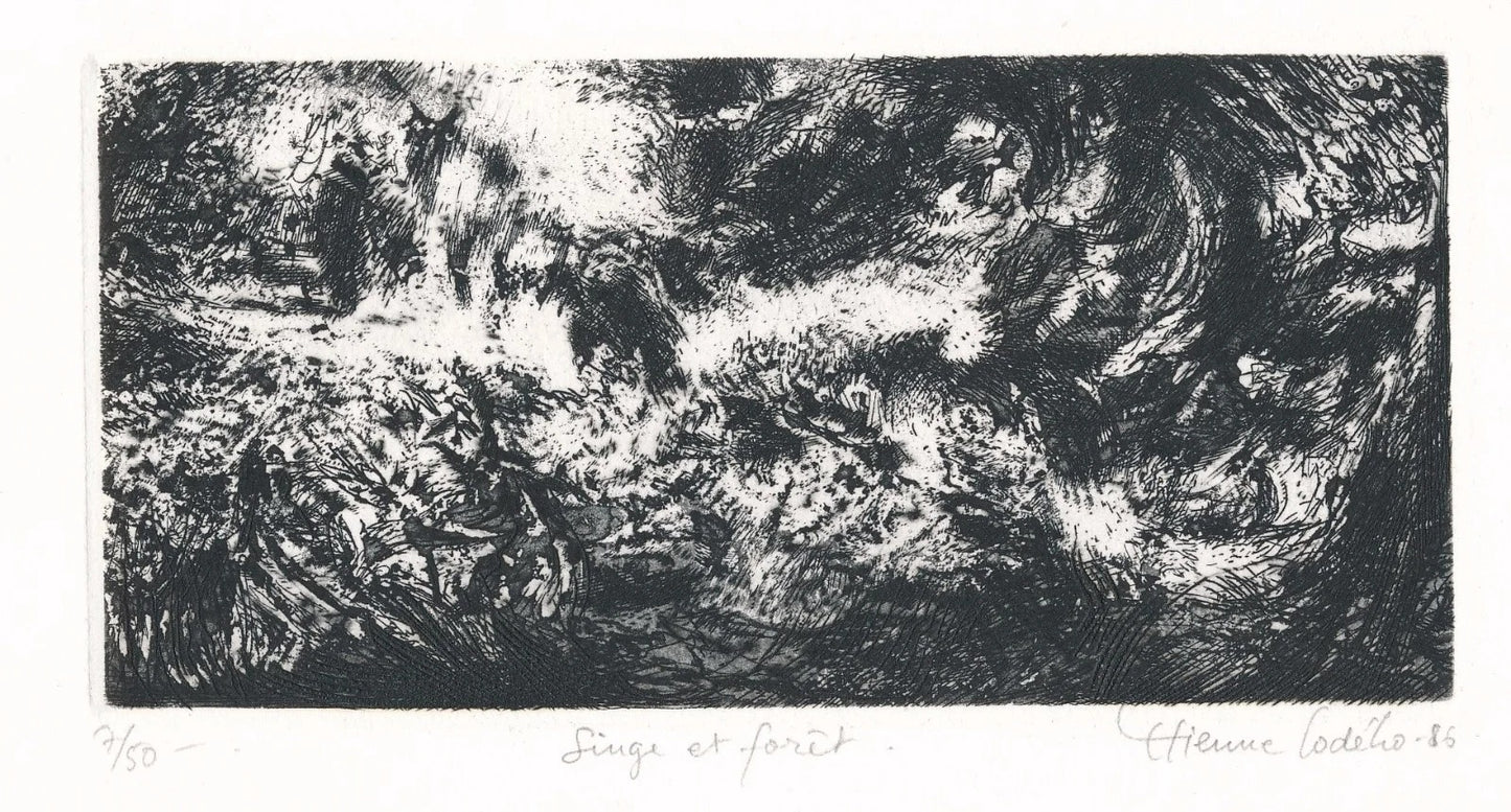 Gravure originale eau-forte signée numérotée