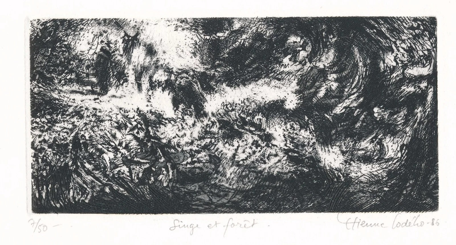 Gravure originale eau-forte signée numérotée