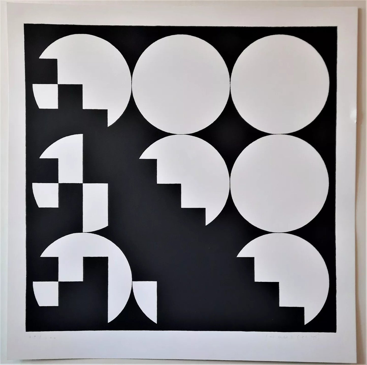 Gottfried HONEGGER sérigraphie abstraction suisse signée numérotée