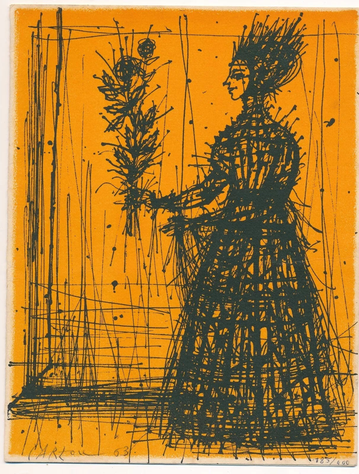 Jean CARZOU lithographie signée datée numérotée