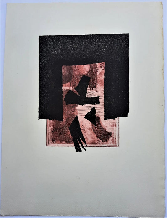 gravure aquatinte non signée Japon