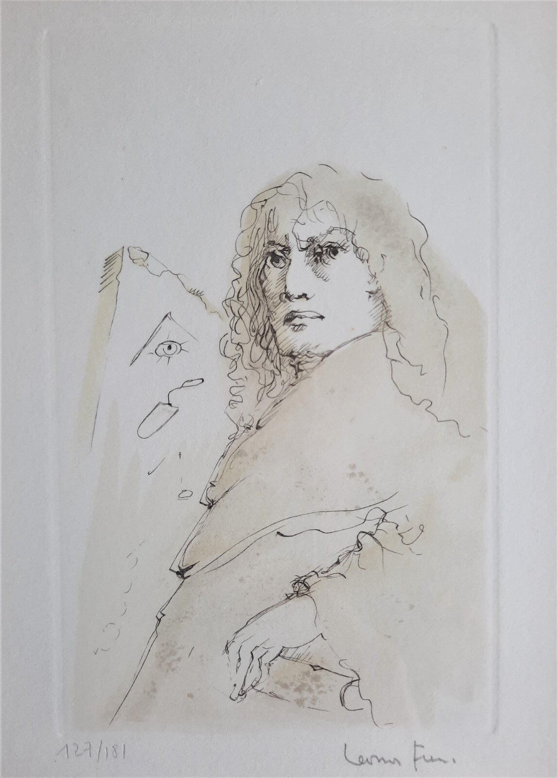 Leonor FINI 2 gravures orignales signées numérotées homme femme