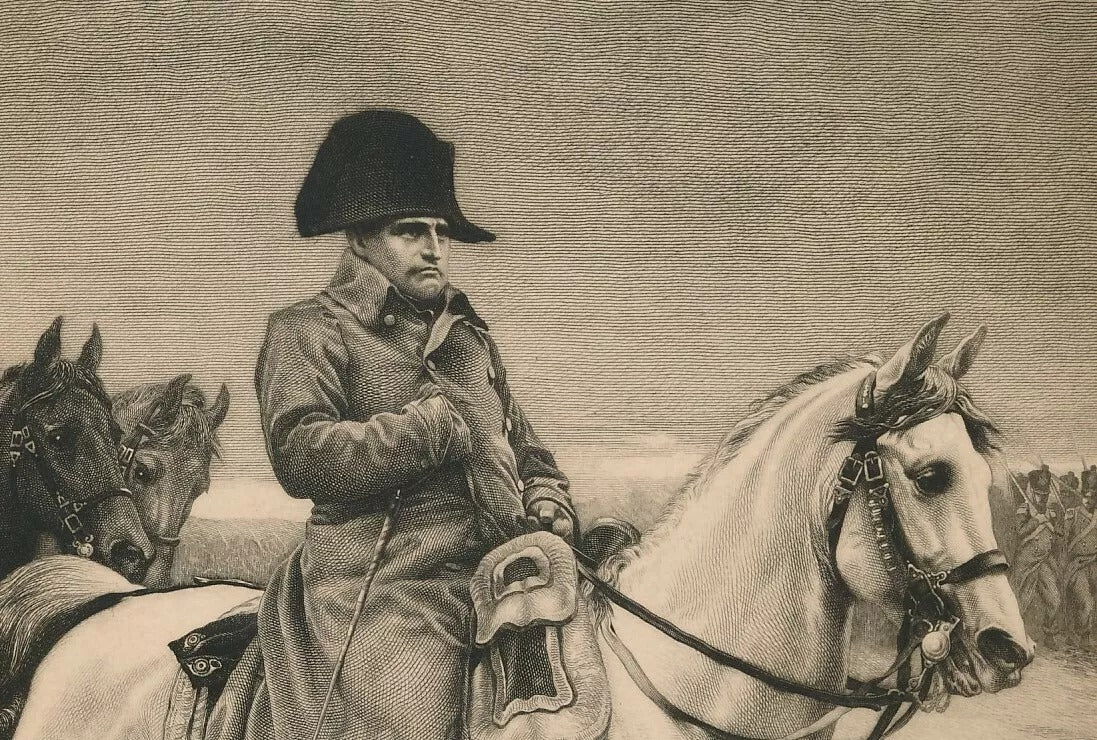 Ernest Meissonier : Napoléon et  son état-major en retraite après la bataille de Laon