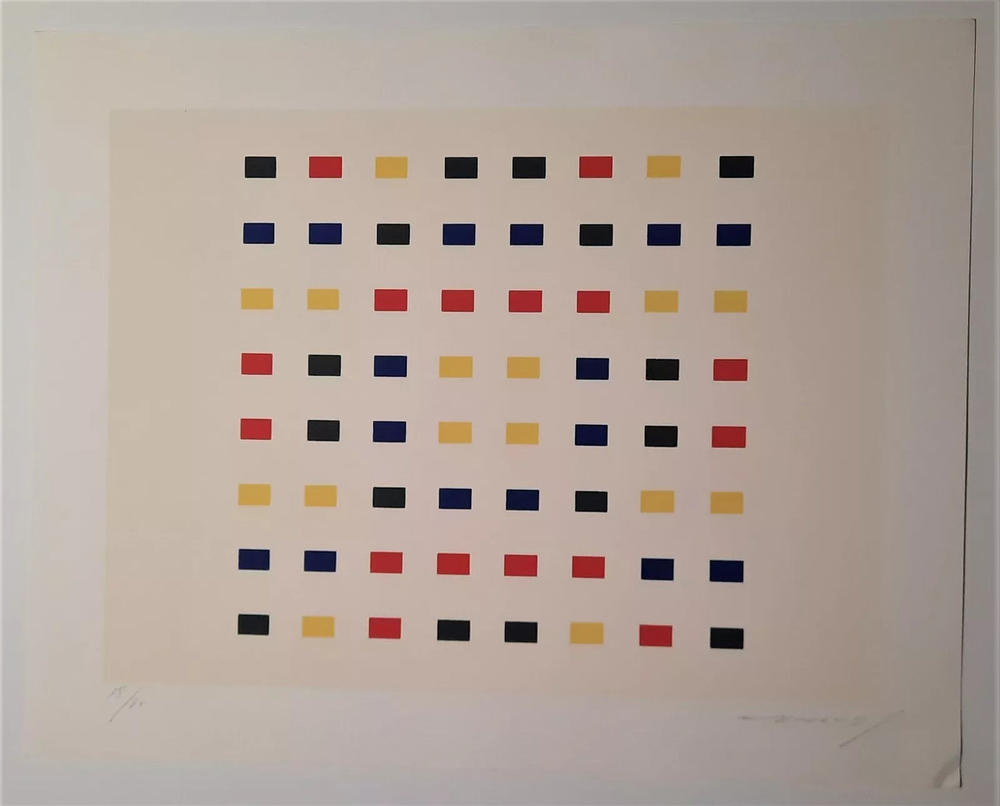 Aurélie Nemours sérigraphie