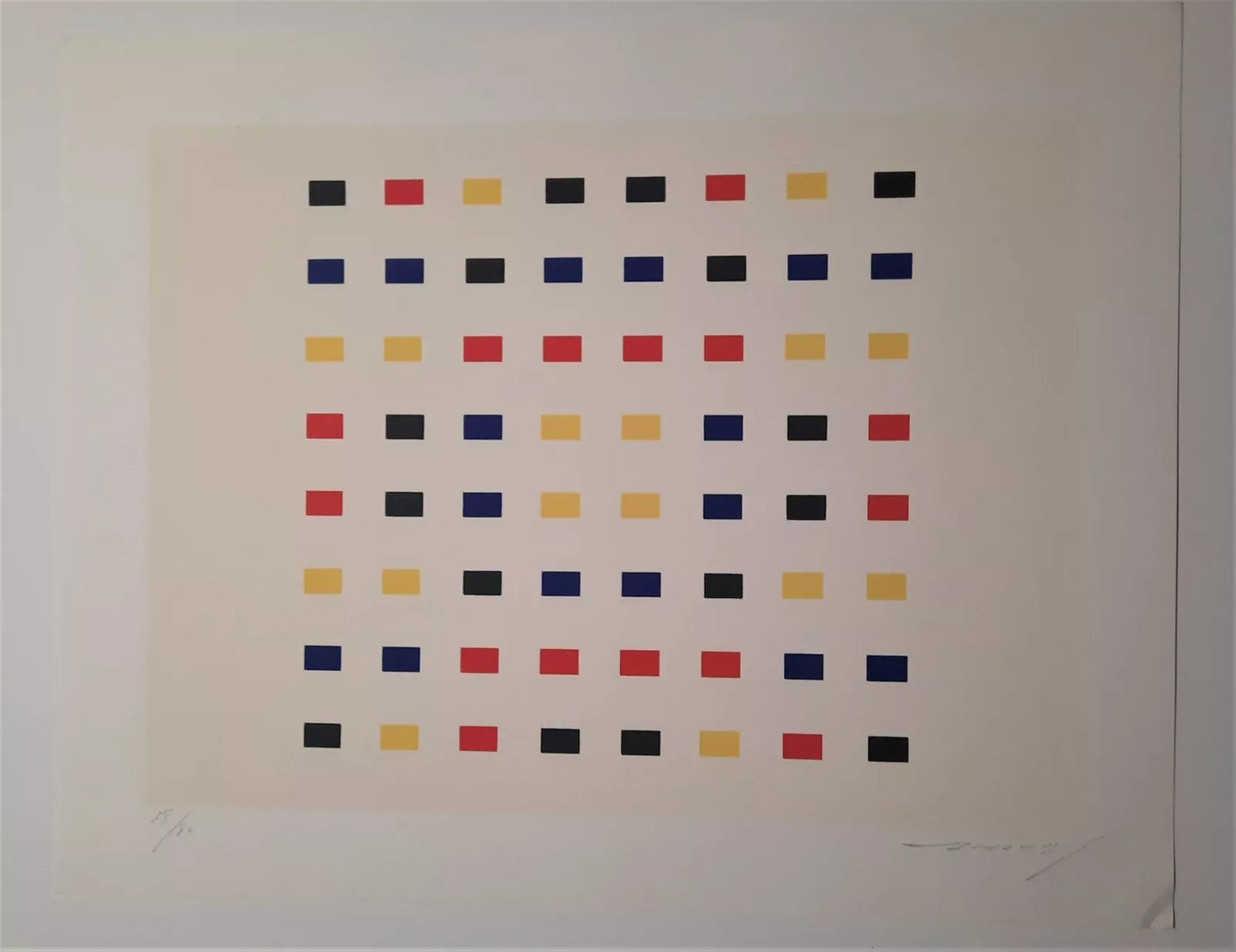 Aurélie Nemours sérigraphie