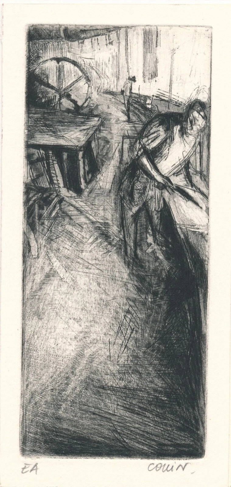 Pierre COLLIN gravure originale signée estampe