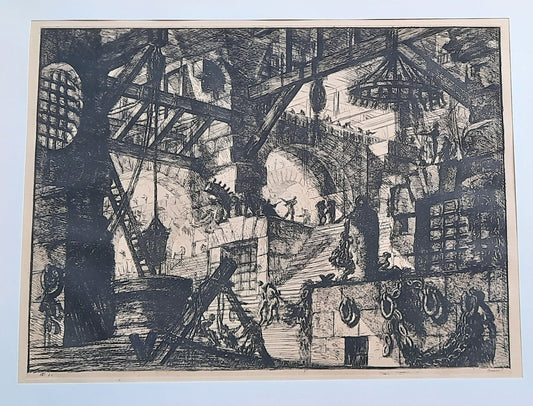 gravure 1961 Bracons-Duplesssis Piranesi