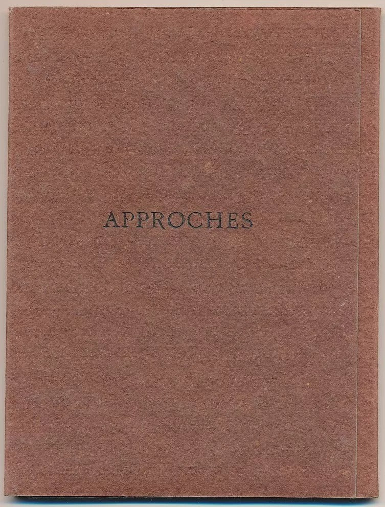 Arthur-Luiz Piza 3 gravures Approches 1979