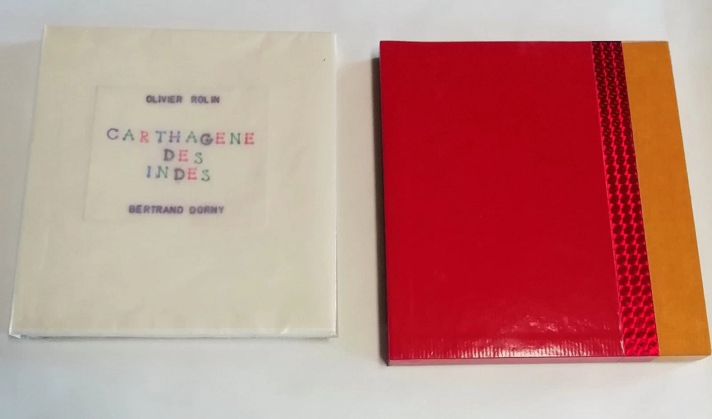 Bertrand DORNY Olivier ROLIN Carthagène des Indes 1995 collages