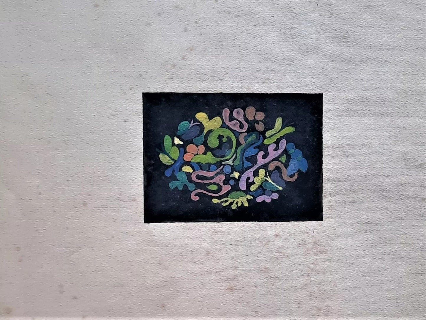 4 motifs de tapis école nationale des arts décoratifs de Nice fin 1940