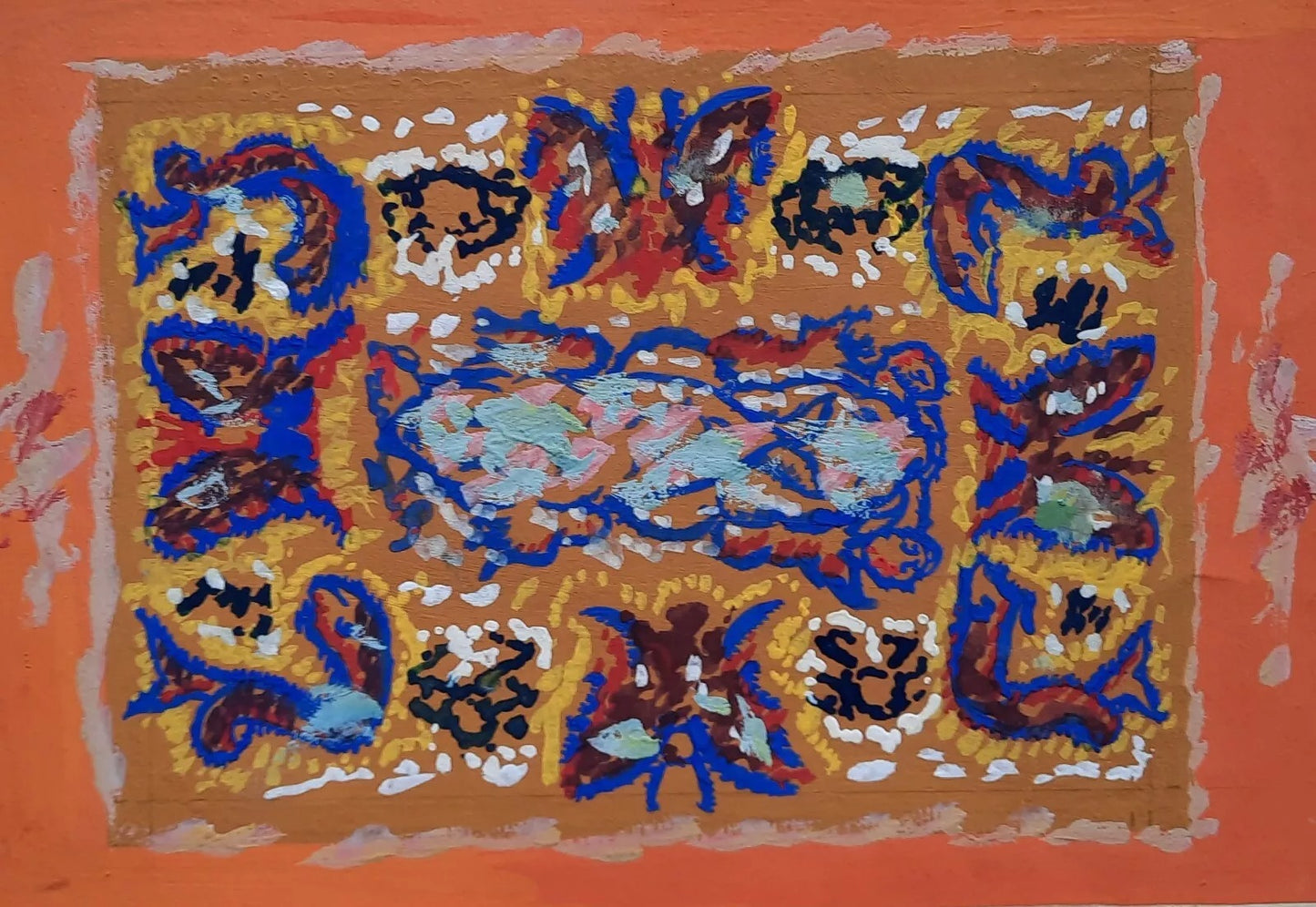 4 motifs de tapis école nationale des arts décoratifs de Nice fin 1940