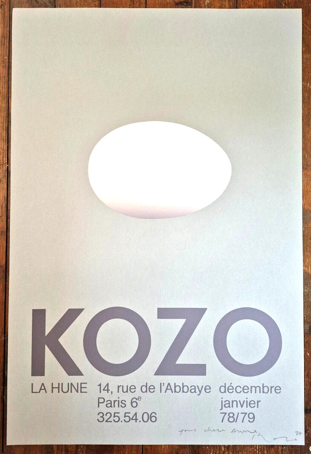 KOZO Inoué Inoue peintre japonais sérigraphie signée Japon
