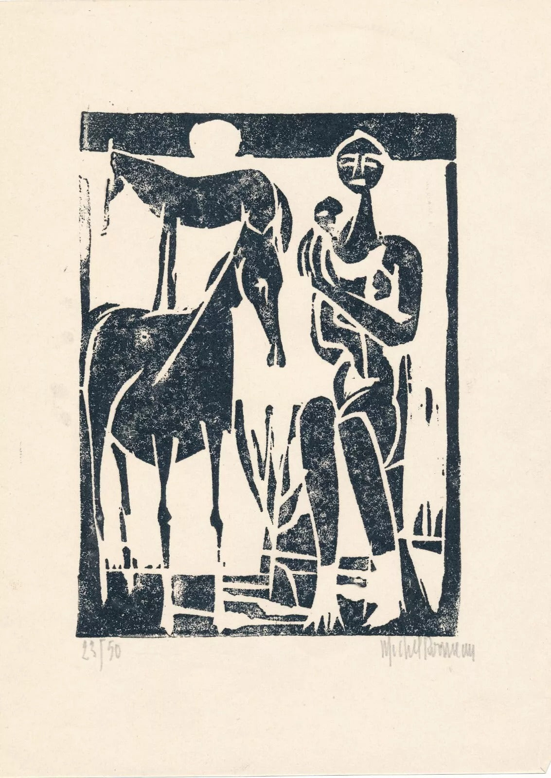 Michel Mousseau 2 estampes